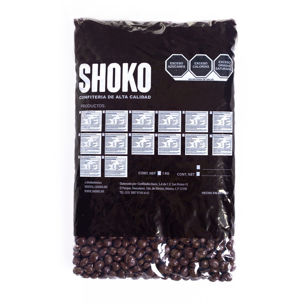 Café con cobertura sabor chocolate