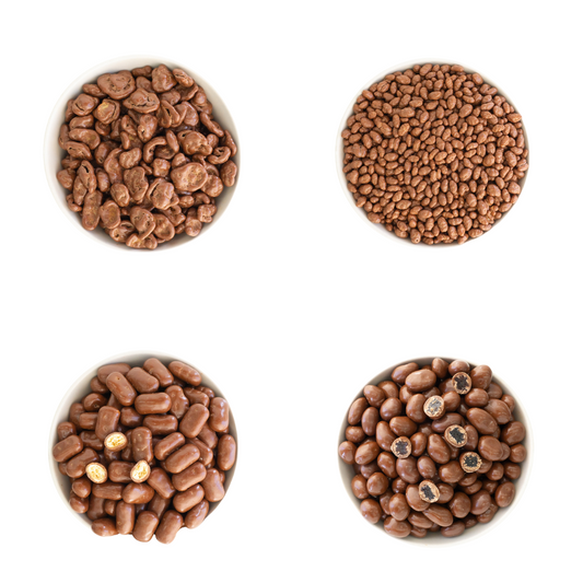 Mix Hojuela, Arroz, Galleta, Pasa con Cobertura Sabor Chocolate