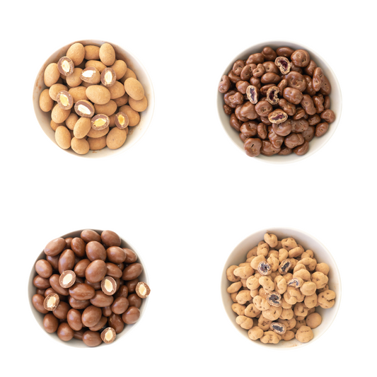 Mix Almendra Cocoa, Arandano Cocoa, Almendra, Arandano con Cobertura Sabor Chocolate